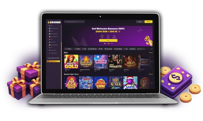 Zoome Casino Canada Desktop